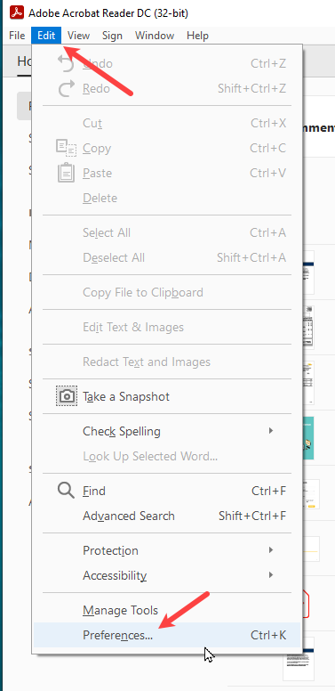 Adobe Acrobat DC screenshot