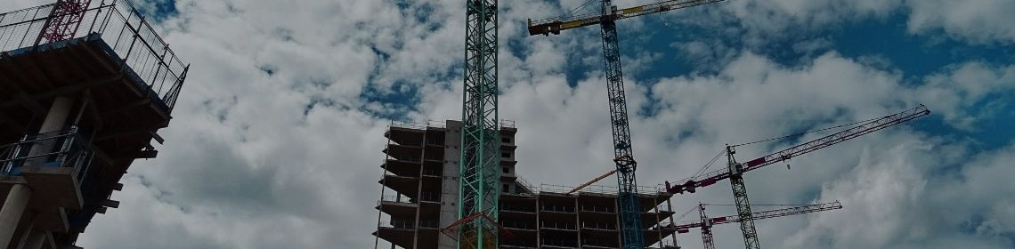 building construction with the sky in the background