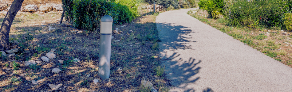 Footpath in a residential setting